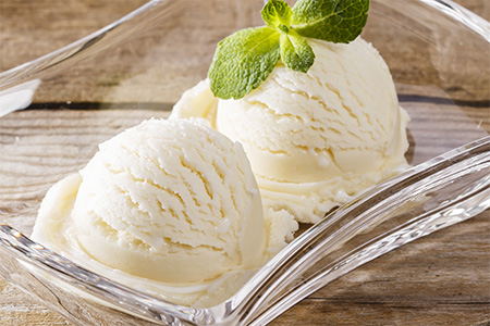 アイスクリーム・コーヒーゼリー